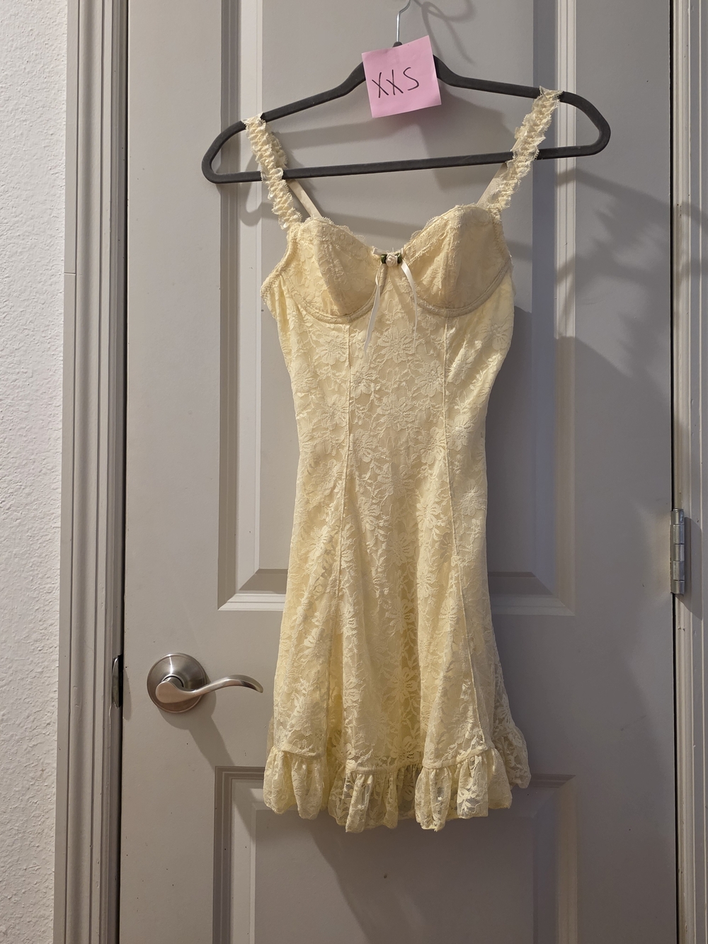 Meadow Delight Mini Dress - Yellow